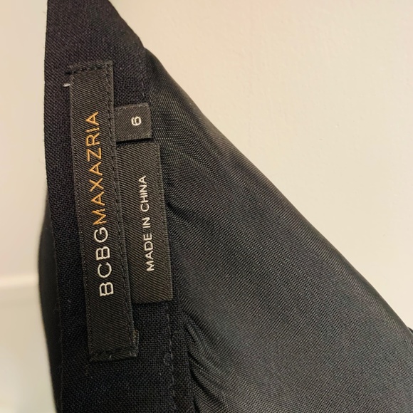 EUC BCBG Black formal skirt Size 6 - Picture 7 of 9